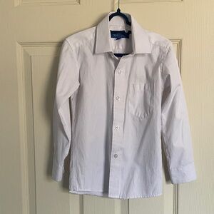 Perry Ellis Kids' White Button Down Shirt
